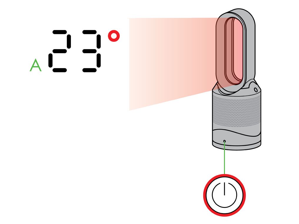 Support | Dyson Pure Hot+Cool purifier (HP00) White/Silver